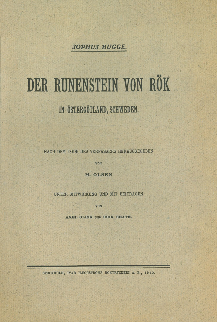 Der Runenstein von Rök