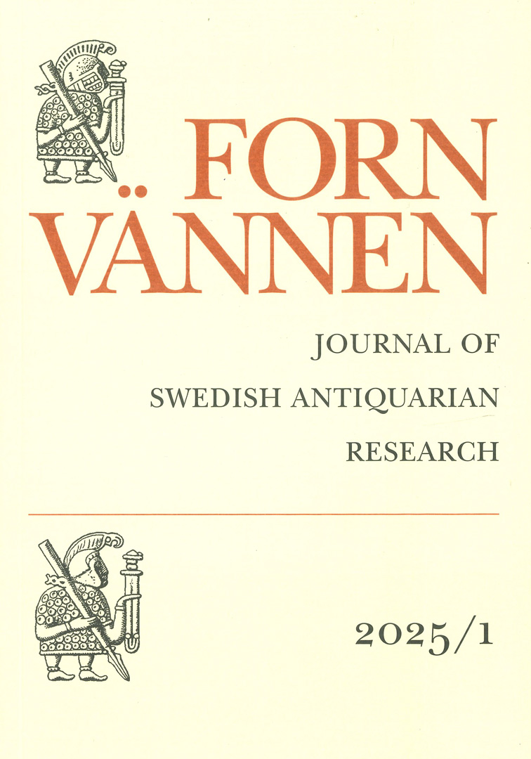 Cover for Fornvännen 2025/1 : Journal of Swedish antiquarian research