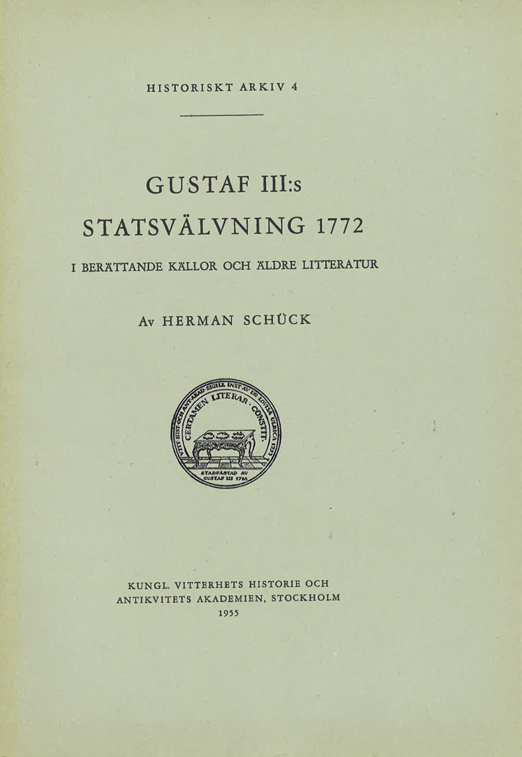 Gustaf III:s statsvälvning 1772