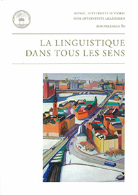 Cover for La Linguistique dans tous les sens