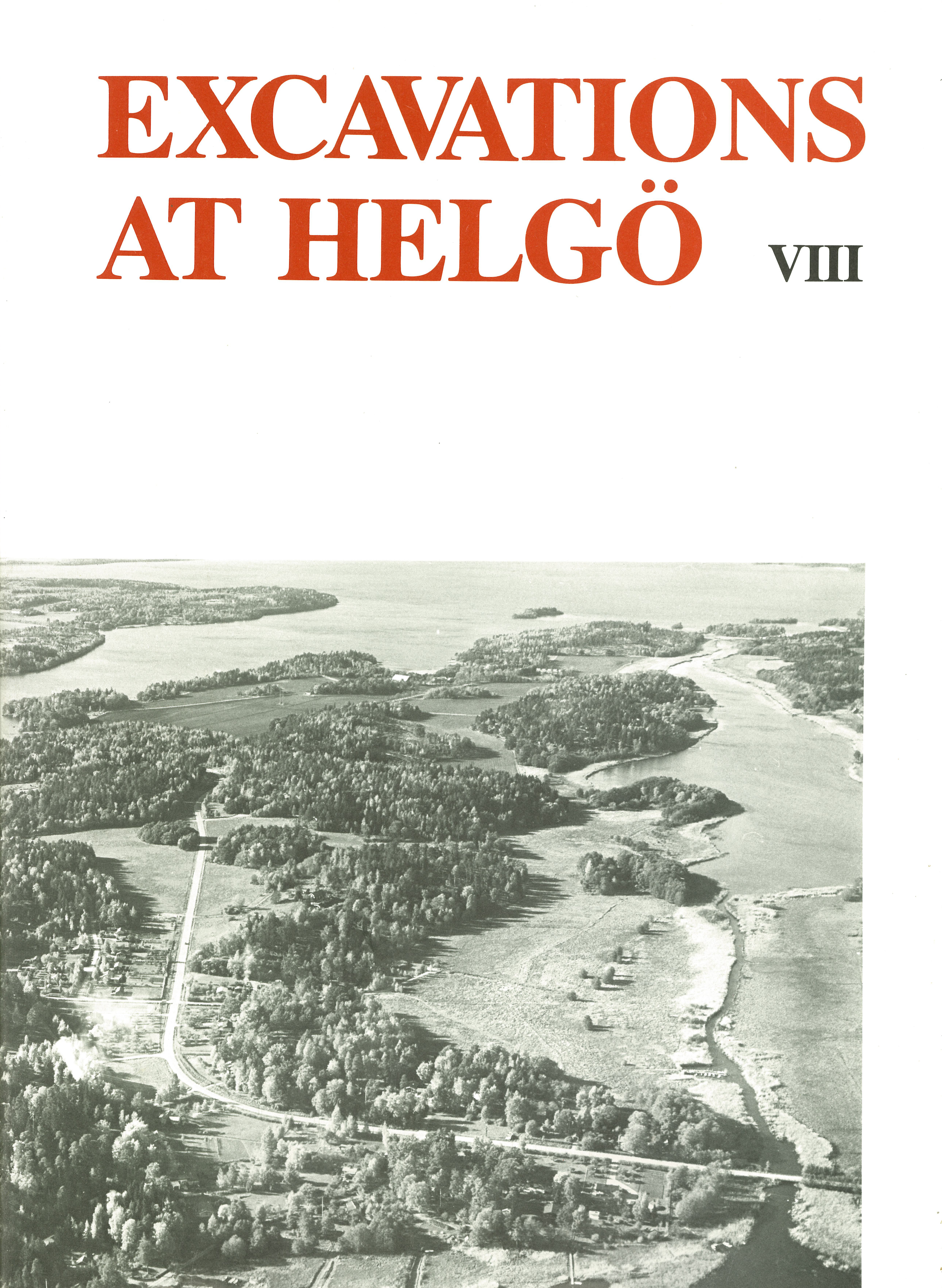 Excavations at Helgö VIII