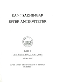 Rannsakningar efter antikviteter, band III