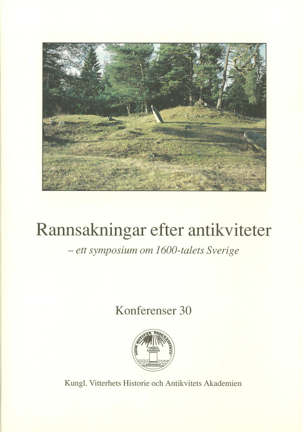 Rannsakningar efter antikviteter. Ett symposium