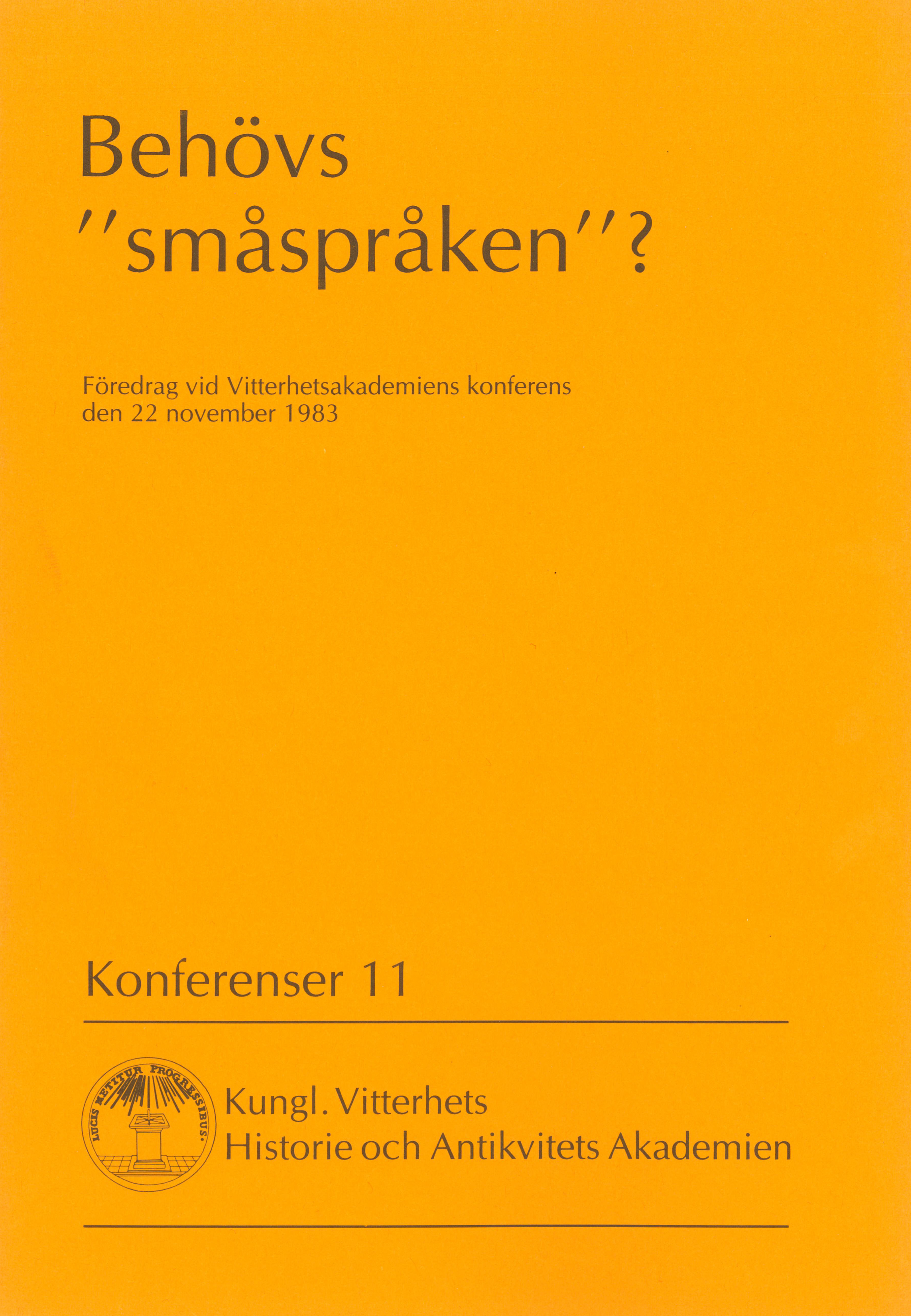 Behövs "småspråken"?