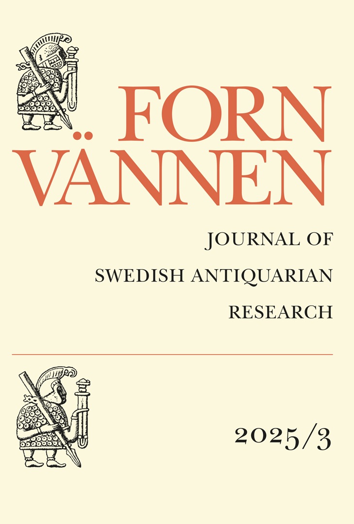 Omslag för Fornvännen 2025/3 : Journal of Swedish antiquarian research
